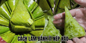 Cách Làm Bánh Ít Nếp Xào
