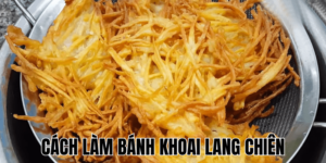 Cách Làm Bánh Khoai Lang Chiên